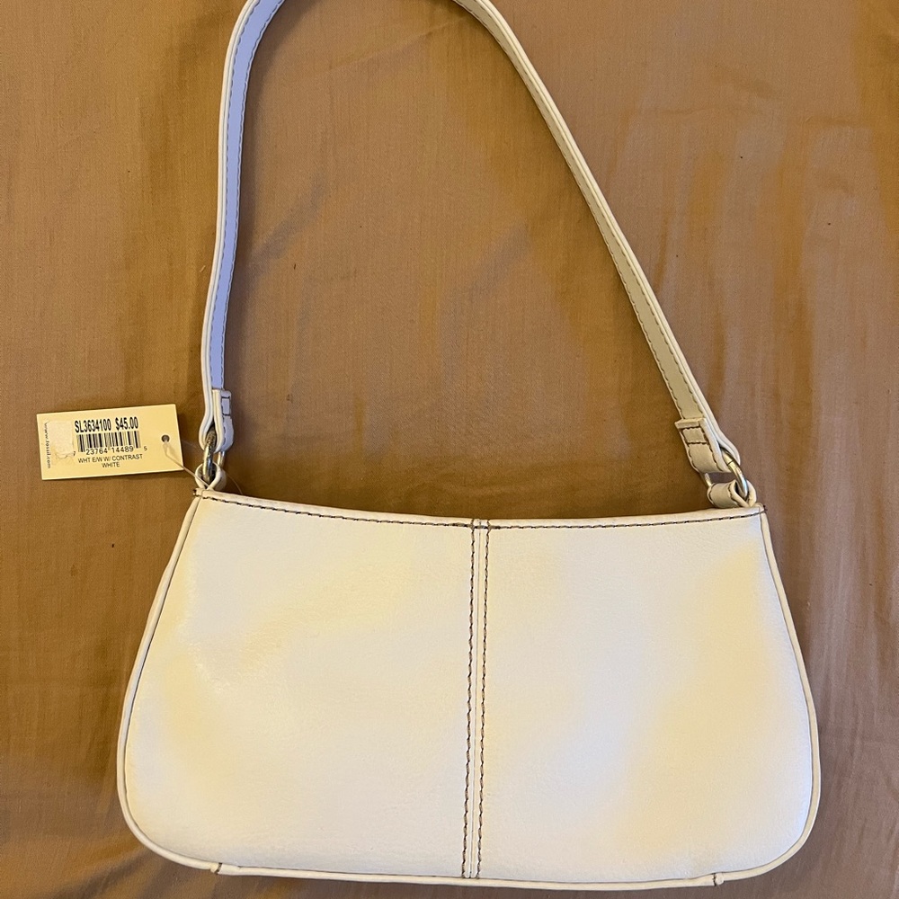 Fossil White Leather Shoulder bag